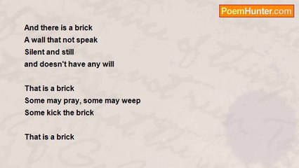 maria sudibyo - And There is... a Brick