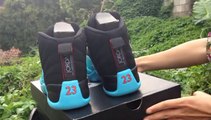 Nike Air Jordan 12 Retro Black/Blue Mens Basketball Shoes www.kicksgrid.cn