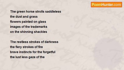 Anirban Sengupta - Green Horse