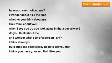 elizabeth pugh - have you ever noticed me?