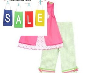 Best Deals BT Kids Baby Girls Pink Lime Butterfly Capri Set Review