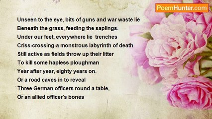 Margery Rehman - Pilgrimage to Flanders Field-10th November 1998.