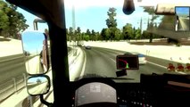 Euro Truck Simulator 2 . Episode [ 2 ] Voyage de Mika de  Malmo a Stockholm avec MAN TGX en hiver avec chaine