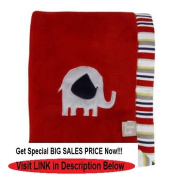 Best Deals Trend Lab Elephant Parade Framed Receiving Blanket with Embroidery Review