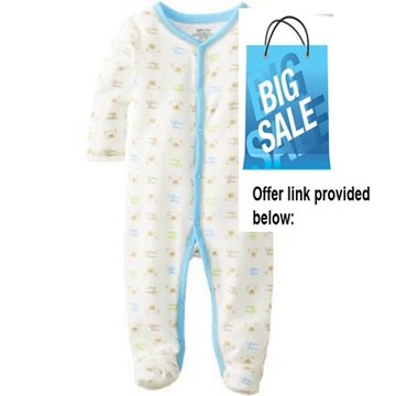Best Deals Calvin Klein Baby-Boys Newborn with Print Coverall with Trim Review