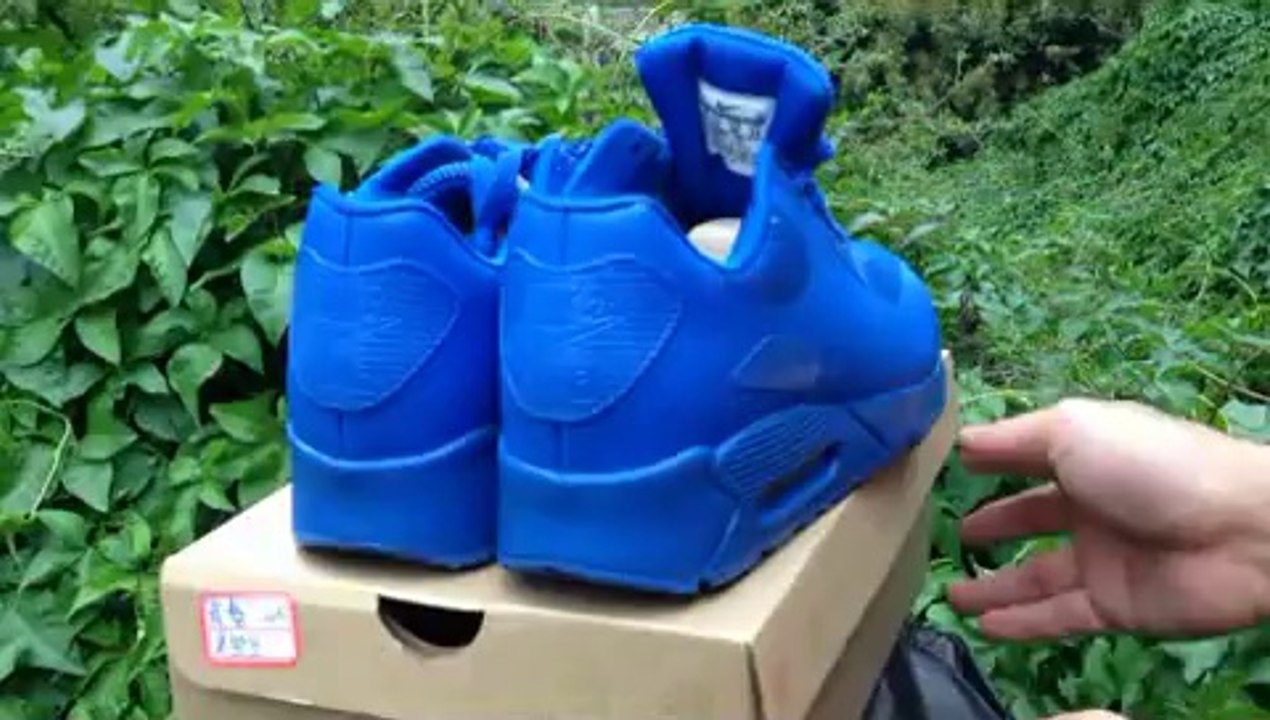 Wholesale 2014 Air Max 90 Hyperfuse PRM Mens Volt Blue Shoes * www.sports3y.ru *