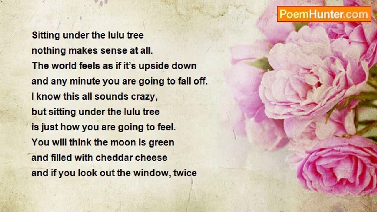 David Harris - Under The Lulu Tree (A nonsense poem.)