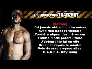 Booba - Bakel City Gang (Paroles / Lyrics)