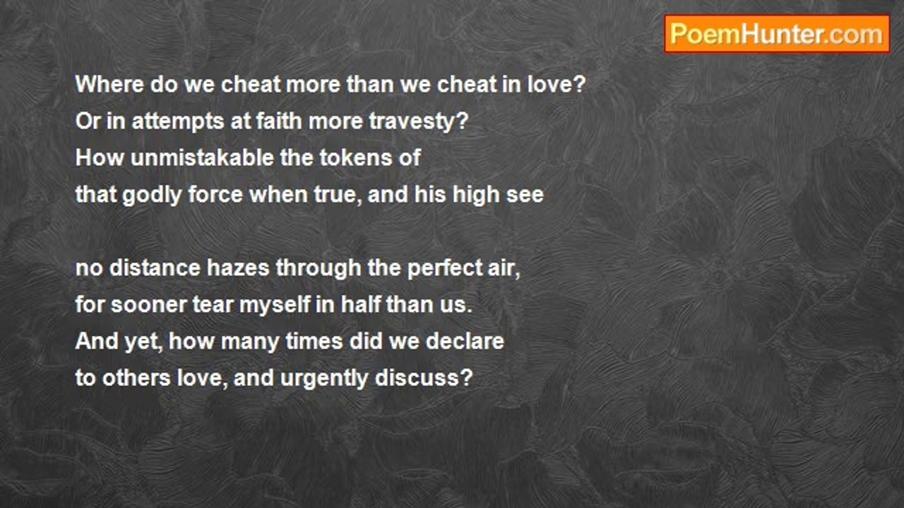 Edward Wright Haile - zz 303 It's called cheating