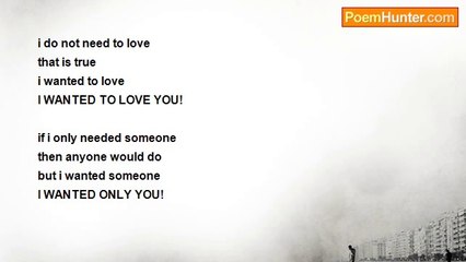 sandy nobody - I Wanted You!