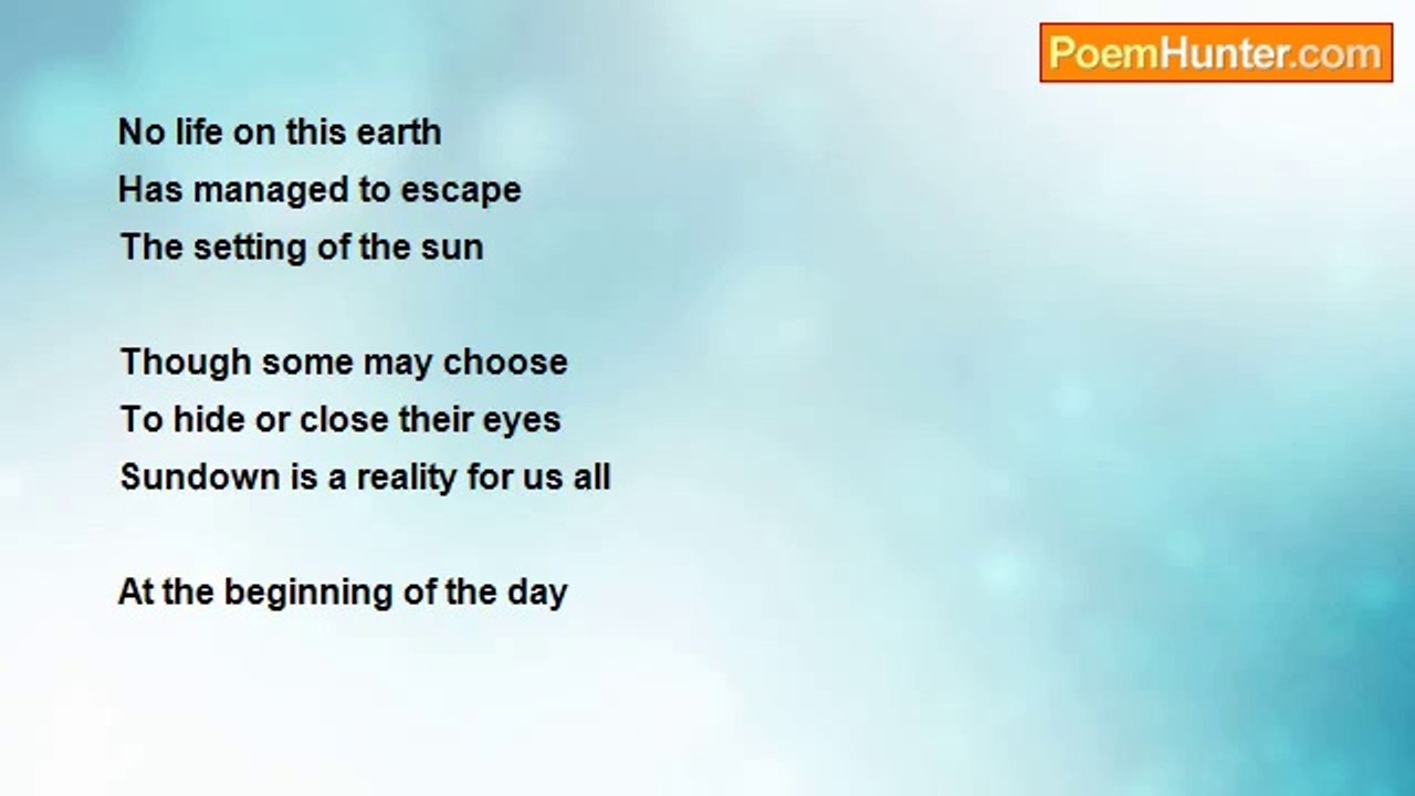 Kimberley Myles - As the Sun Sets