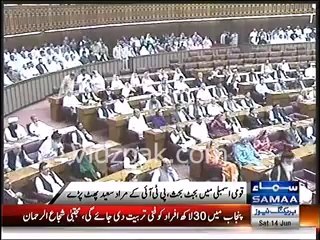 PTI Murad Saeed lashed out at PML N government budget