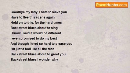 Mustafa Marconi - Backstreet Blues