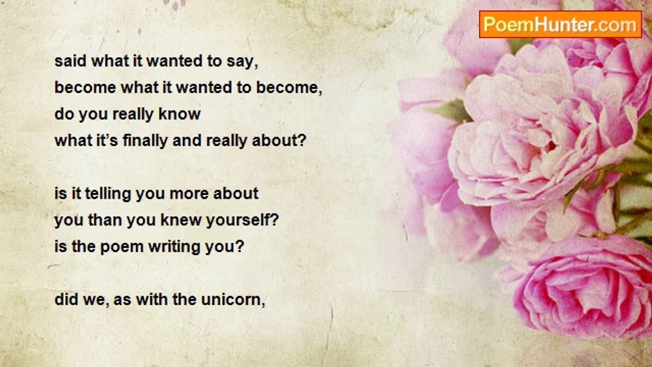 Michael Shepherd - ! A love poem to a poem