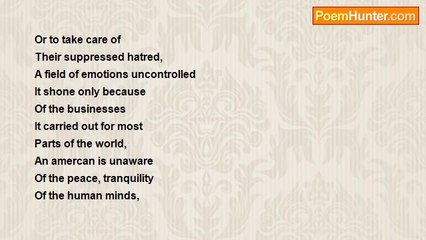 RAVIKIRAN ARAKKAL - AMERICA! A MISTAKEN  NO-ATION!