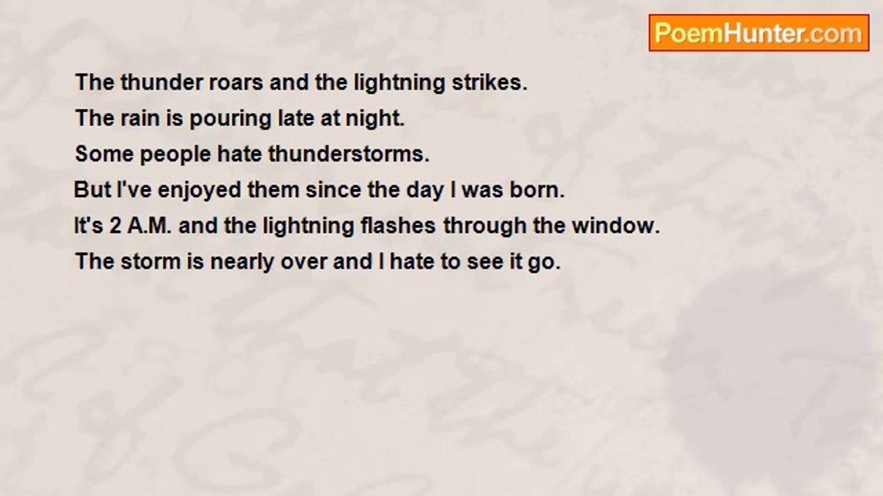 Randy Johnson - Thunder and lightning