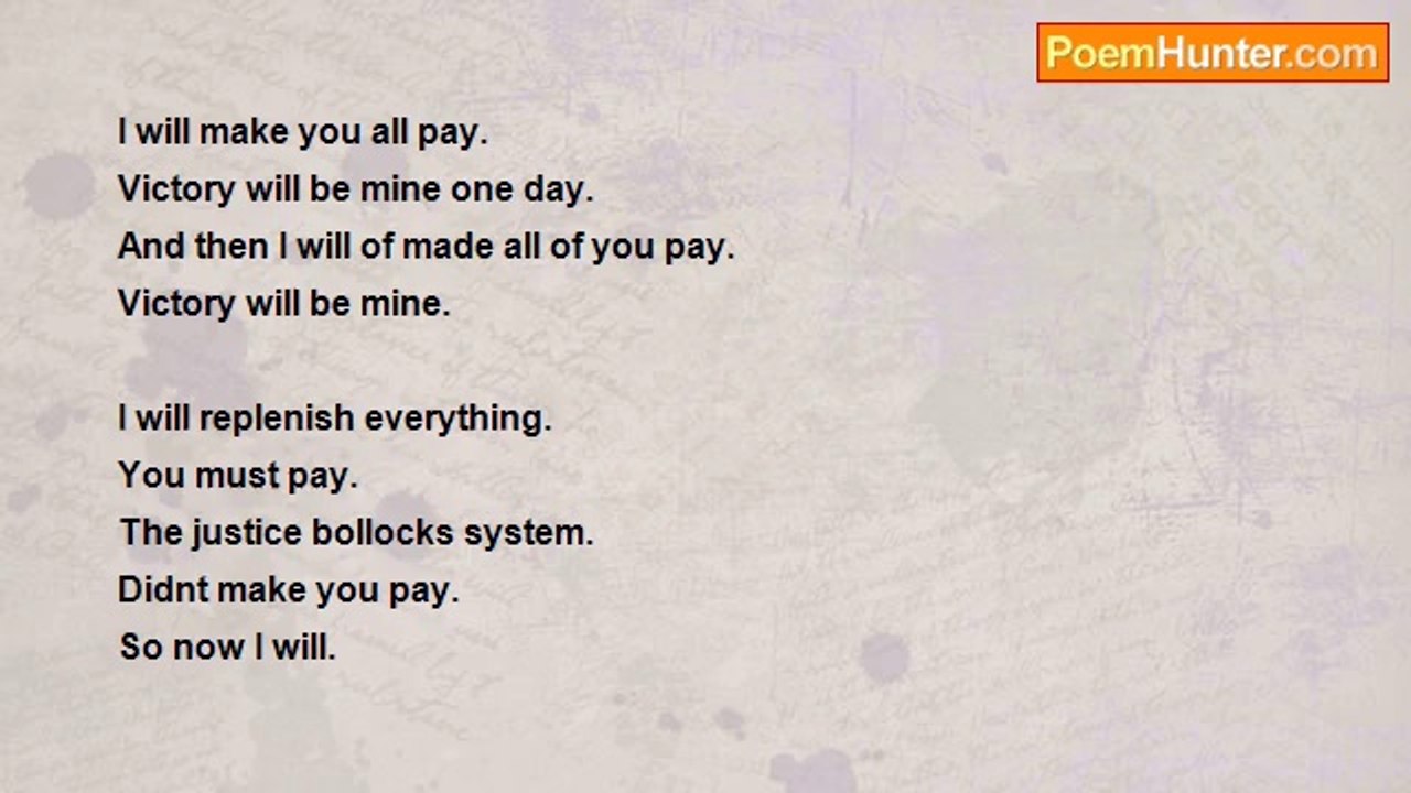 Amy Louise Kerswell - I will make you bastards pay