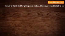 Susie Sunshine - Thank God for giving me a mother