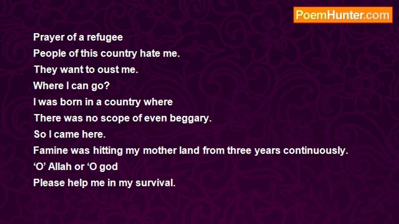 vijay gupta - Prayer of a refugee