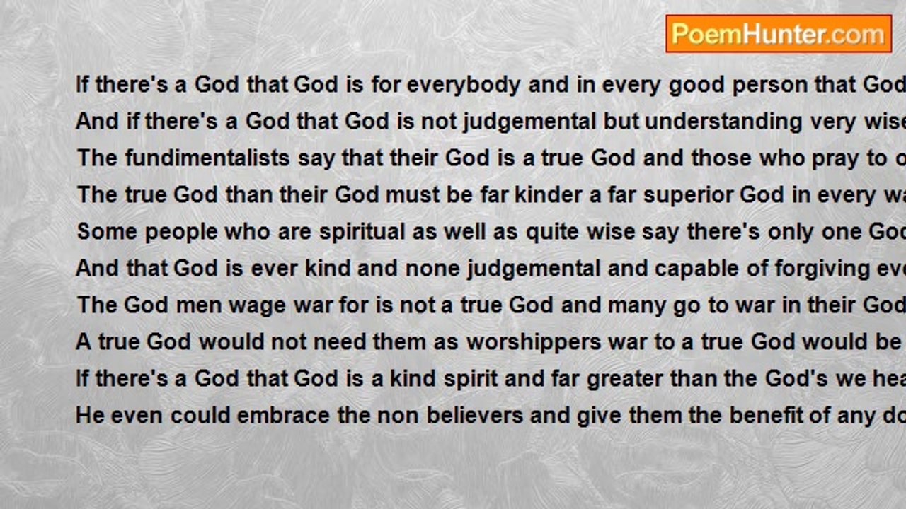 Francis Duggan - If There's A God