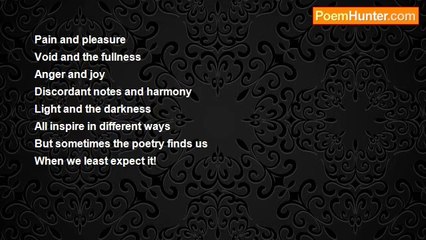 Anita Atina - Sometimes, the poetry finds us