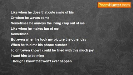 Skye Masen - I Don't Even Know Why I Like Him