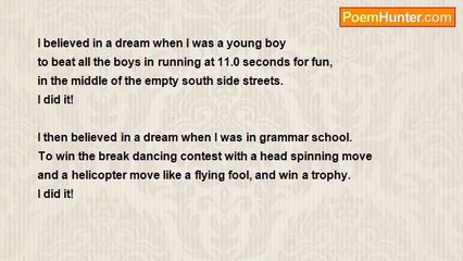 Ranis Thomas III - I believed in a Dream