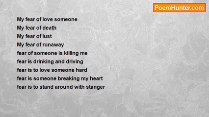 nicole tates - MY FEAR