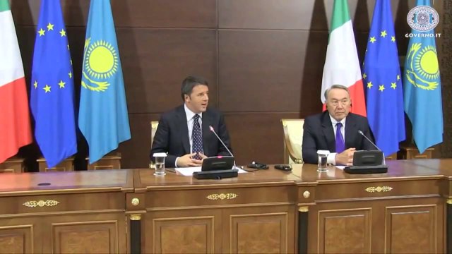Kazakistan - La visita di Renzi (13.06.14)
