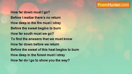 Mustafa Marconi - How Far Down