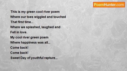 Dorothy (Alves) Holmes - My Green Poem (written with my pink pen)