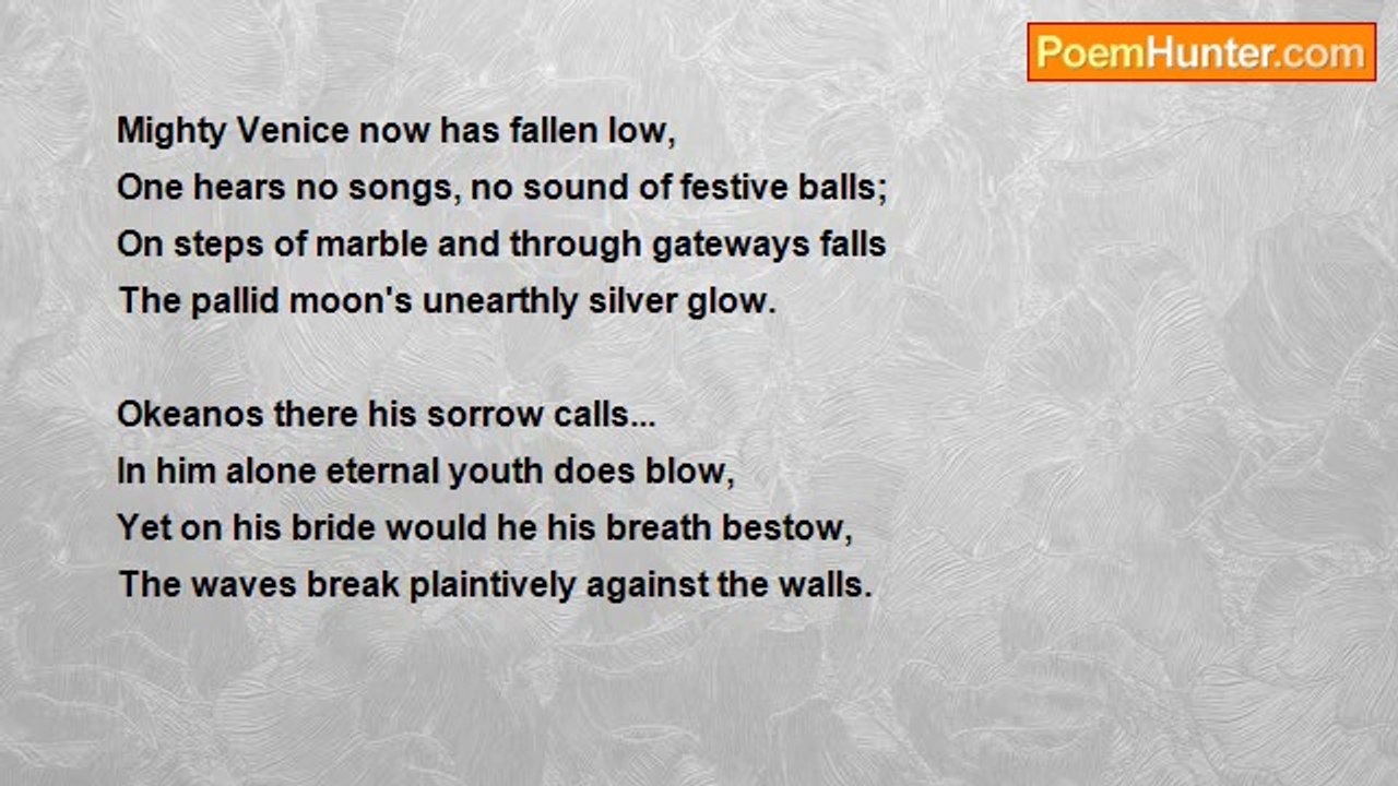Mihai Eminescu - Sonnet VI
