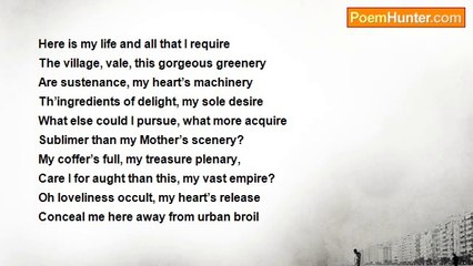 Samer Madbak - Poem 037, Sonnet 14: All That I Require