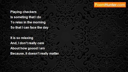 Jerry Abrahamson - playing Checkers