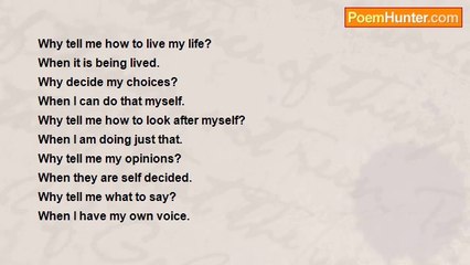 Amy Fifita - Live Your Life Not Mine