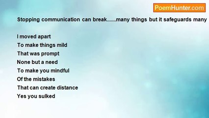 Soumita Sarkar Ray - Move away...