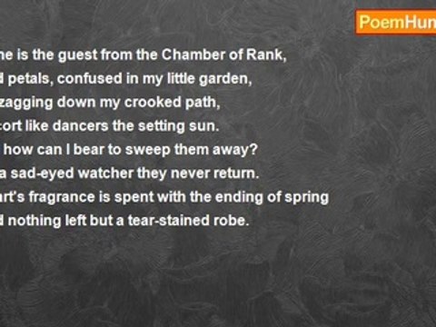 Li Shangyin - Falling Petals