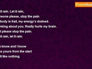 Vikki Cullen - let it rain.