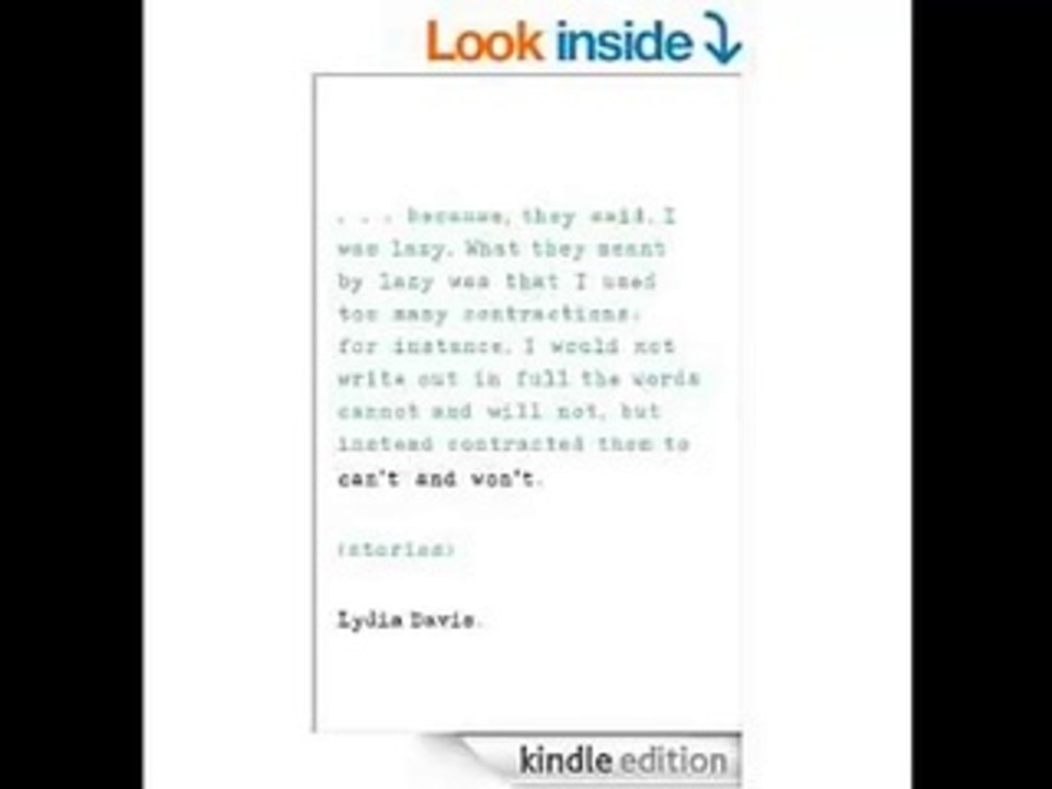 [FREE eBook] Can’t and Won’t: Stories by Davis, Lydia