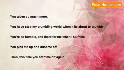 Pam Fraser - Thank you for being my most treasured friend