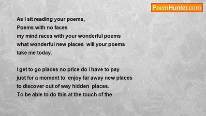 GAYLE ANNE GOFF - POEMS WITH NO FACES