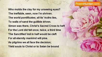 Barry Blander - The Blind Man's Witness (A Sonnet)