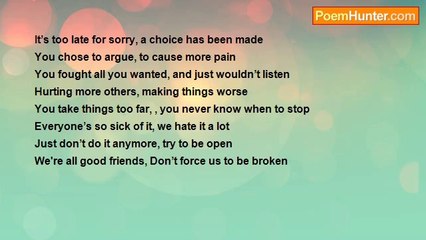 Lisa French - Too late for sorry