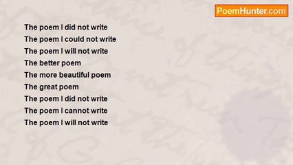 Shalom Freedman - The Poem I Did Not Write