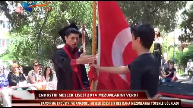 ENDÜSTRİ MESLEK LİSESİ 2014 MEZUNLARINI VERDİ