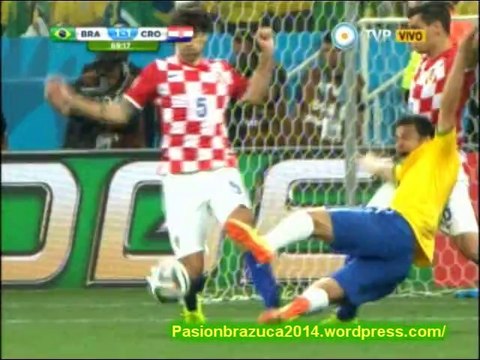 Brasil 3 Croacia 1 (Relato Mariano Closs) Mundial Brasil 2014 Los goles