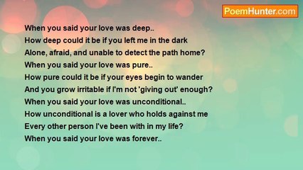 Newo Enec - When you said...