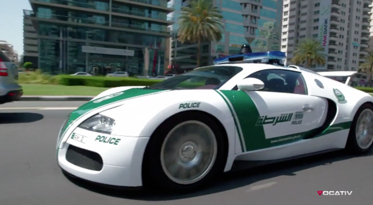 The world's fastest police cars in Dubaï