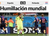 Revue de presse : La défaite de la Roja vue par les journaux espagnols et hollandais