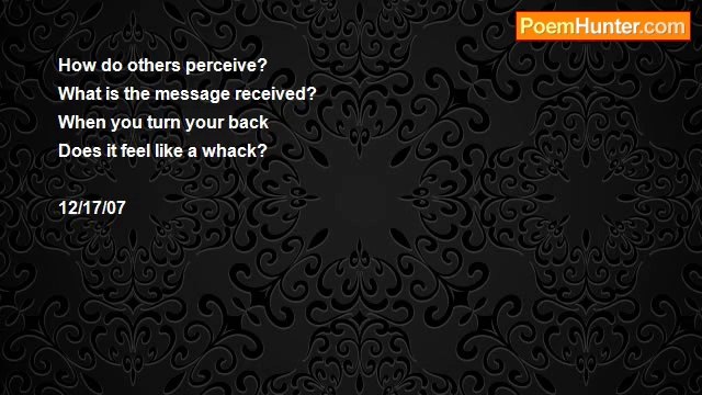 Theresa Ann Moore - Perception Degradation